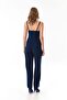 Modal Jumpsuit with Straps and Zipper - 4