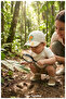 Modern Dinosaur Embroidered Baby Sun Hat - Cool and Protective - 0-18 Months (Size 44-46 cm) - 3