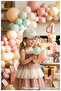 100% Cotton, Hat for Girls (Ages 4-8) (Size 52 cm) - 3