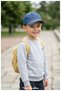 100% Cotton, for Children, Colorful Buttoned Denim Sun Hat (Ages 7-10) (Size 54 cm) - 2