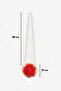 Girl's Straw Bag with Red Rose Detail - 3