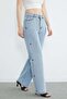 Star Embroidered High Waist Jeans - 2