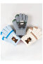 100% Acrylic Children's Gloves with Accessories (Age 3-6) - 5