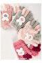 95% Acrylic 5% Elastane, Girls' Soft Gloves (Age 4-8) - 5