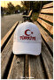 For Children, 100% P Cotton Red and White Turkey Hat – Moon and Star Embroidered Cap (Ages 7-10) - 3