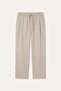 Barrel Fit Elastic Waist Beige Trousers F7975Ax26Sp - 4
