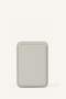 Magsafe Unisex Faux Leather Gray Card Holder I6568Axns
