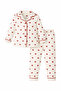 Baby Girl Heart-Shaped 2-Piece Pajama Set - Multicolor