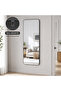 Wall Mounted Full Length Mirror, Modern Slim Rectangular Dressing Mirror, HD Clear Reflection, Space-Saving Hanging Mirror for Bedroom, Living Room and Entryway Mirror 30x120 cm - 2