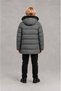 Boys' Fur Hooded Fiber-Filled Pocketed Winter Puffer Coat & Jacket & Parka - 6