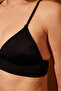Black Basic Bralette Bikini Top - 3