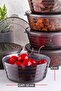 Set of 6 Multi-Purpose Microwave and Freeze Storage Containers - Transparent and Anthracite - 4
