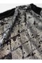 Girl's Burgundy Sequin Velvet Evening Dress with Bolero - 4