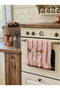 Red Striped Embroidered Kitchen Cloth 40*60cm - 5