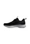 Lace-Up Black-White Sneakers - 2