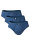 Herren Slips, 3er Pack - Sport Slip, Basic, Baumwolle, M-8XL, einfarbig