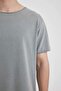 Regular Fit Crew Neck Basic Plain Short Sleeve T-Shirt B3491Ax24Sp - 4