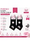 Women's 6 Pairs Cotton Booties Socks with Kitten Pattern in Black, White, Gray - 3