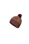 Women's Minna Beanie Fo 2779 Light Brown Winter Beanie with Pompom, Made of 78% Polyamide and 22% Acrylic - 3