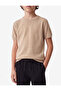 Short Sleeve Crew Neck Basic Knitwear Sweater - 2