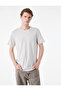 Cotton Short Sleeve Crew Neck Slim Fit Men's Basic T-Shirt