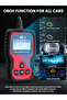 جهاز Blue Ancel VD500 OBD2 لفحص كامل للنظام، وزيت ABS، وإعادة ضبط فرامل الانتظار الإلكترونية، وتشخيص أعطال السيارات OBD 2 - 5