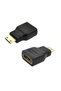 1PCS Mini HDMI Male to Standard HDMI Female Adapter Type-C to Type-A Supports 1080P@60Hz for DSLR Ca - 7