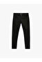 Slim Fit Jeans with Normal Waist Cotton Pockets - Brad Jean - 5