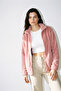 Women's Oversize Zippered Teddy Plush Cardigan