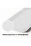 Silicone case iPhone 12 Pro Max, with microfiber, thin, protective, raised edges, white - 5