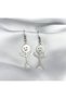 Humorous Fuxk You Middle Finger Trash Man Earrings