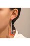 Guitar Earrings Orange