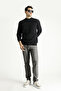 Half Turtleneck Slim Fit Slim Fit Patterned Wool Knitwear Sweater - 2