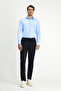 7 Drop Slim Fit Classic Fabric Trousers with Elasticated Waist and Drawstring