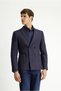 Regular Fit Woolen Dobby Classic Jacket - 5