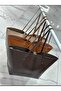 Women's Large Size Shoulder Bag - 3