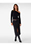 Slim Fit Draped Asymmetrical Cut Long Sleeve One Shoulder T-Shirt