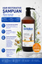 High Anti-Hair Loss Shampoo Containing Biotin, Keratin, Arginine, Collagen, Hyaloronoic Acid - 9
