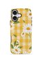 iPhone 17 Vorian Double Layer Case Daisy Picnic Gingham