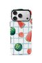 iPhone 17 Pro Vorian Double Layer Case Watermelon Grid