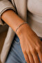 Steel 2mm Paperclip Chain Silver Women's Bracelet - 3