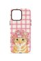 iPhone 12 Pro Vorian Double Layer Case Pink Picnic Cat - 4