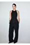Halter Neck Peplum Blouse - 2