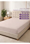 100% Organic Cotton Elastic Sheet - 160X200 - Powder - Dolmabahçe Series