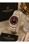 2-Year Warranty Steel Cord 30 Mt Water Resistant Female Wrist Watch+Bracelet Dkk.14372.9 - 2
