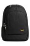 Three Compartment School and Daily Backpack Black