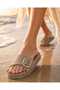 Women's Orthopedic Non-Slip Sole Ultra Comfortable Slippers with Gold Accessories - 3