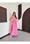 Thick Strappy Waist Belted Maxi Dress - 3