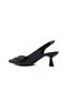 133-K770 Black Patent Leather Women's Heeled Shoes - 4