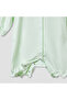 Solid Romper with Sailor Collar and Bow Accent - 4